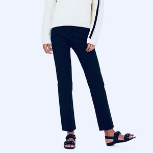 Tory Burch Navy Slim Fit Trousers